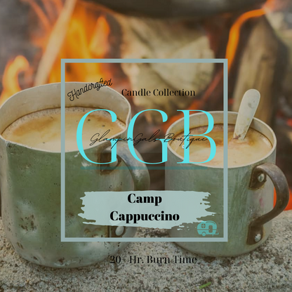 Camp Cappuccino Tin Candle