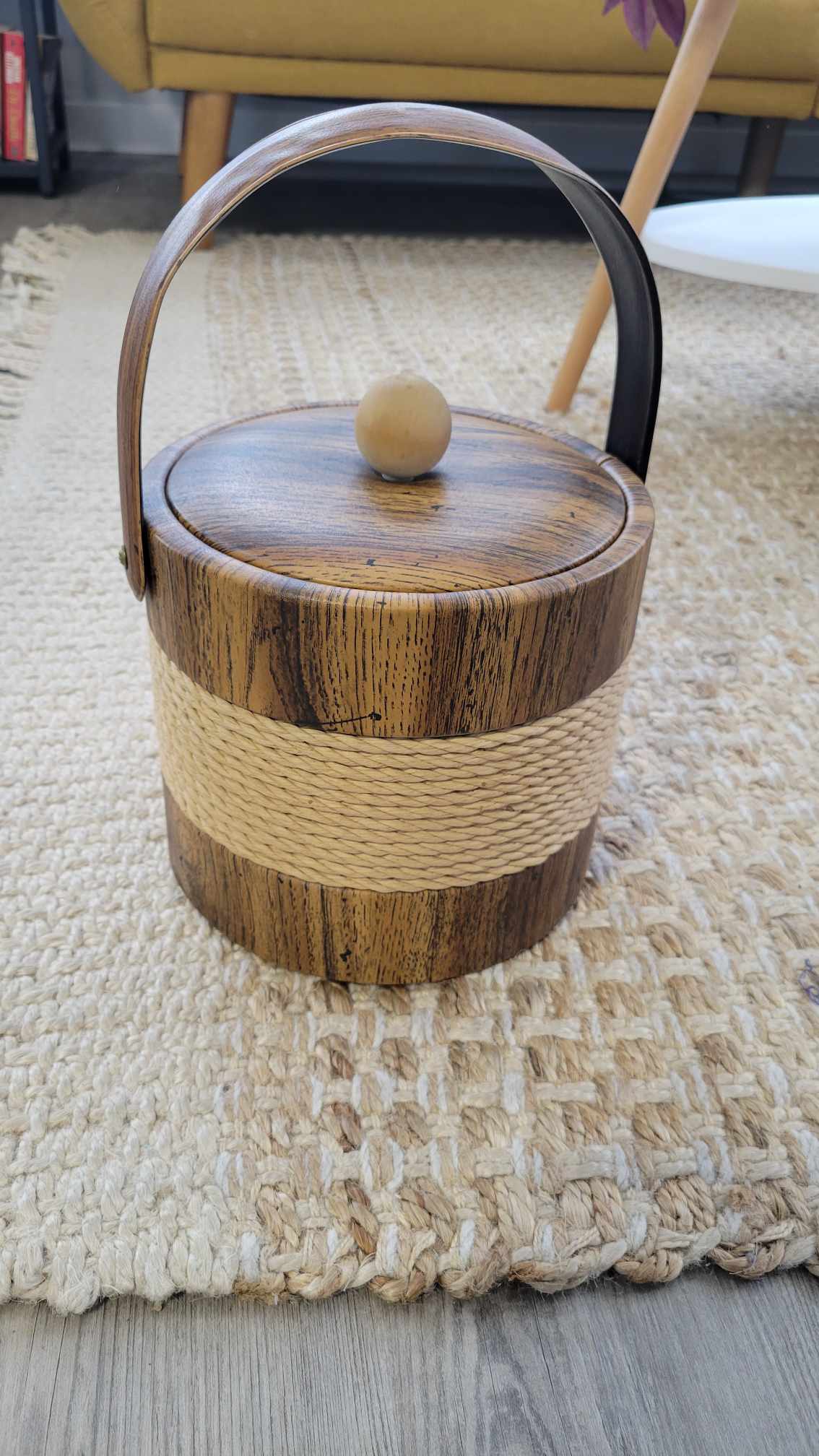 FF-Wooden Ice Bucket