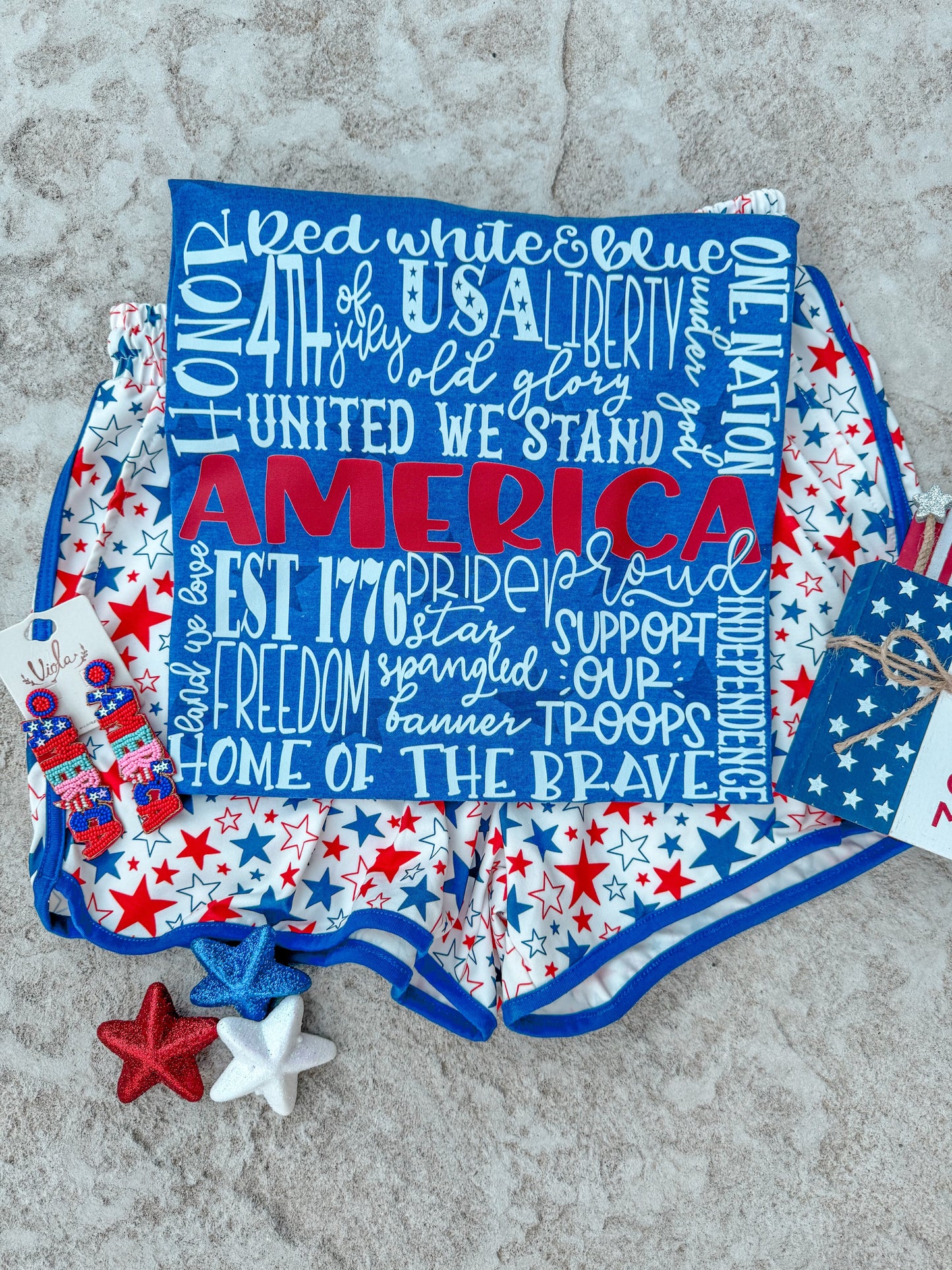 America Collage Tee