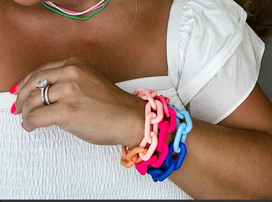 Tropical Chain Bracelets