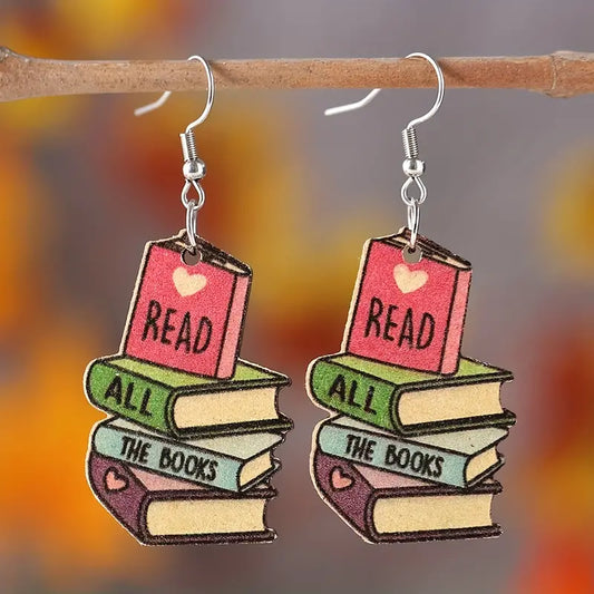 Wood Book Dangles