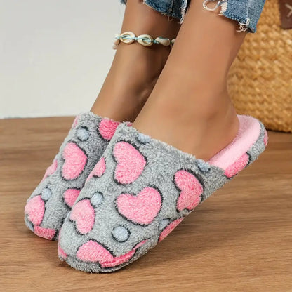 Heart Puffy Slippers