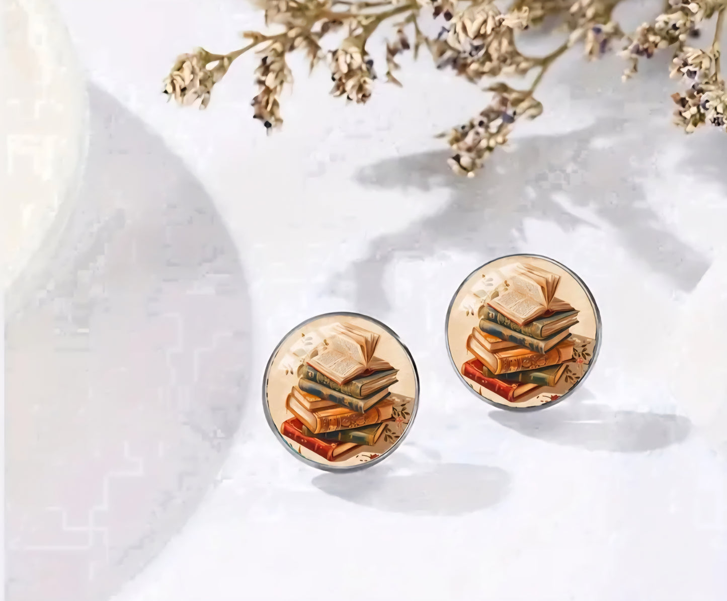 Vintage style Book Studs