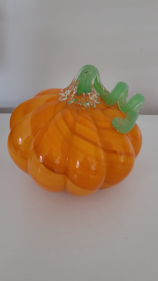 Hand-blown glass Pumpkin
