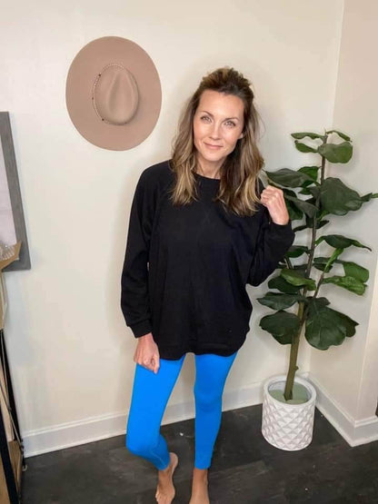 Zenana Blue Leggings