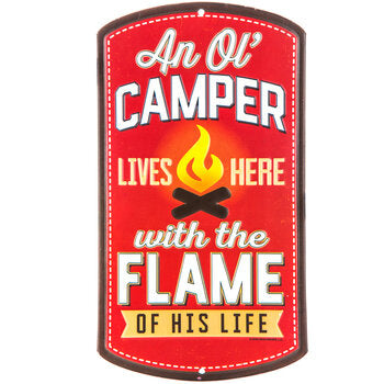An Ol' Camper Sign