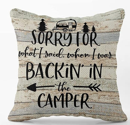 Camp Throw Pillows
