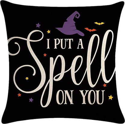 Halloween throw Pillows